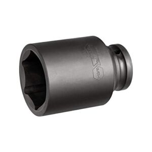 Jetech 3/4 Inch Drive 1-13/16 Inch Deep Impact Socket, Made with Heat-Treated Chrome Molybdenum Alloy Steel, 6-Point Design, SAE