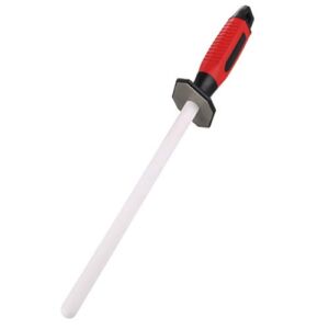 14 inch Sharpening Rod / Sharpening Bar, 2 in 1 Diamomd/Ceramic (Grit 400/1000) Knife Sharpener for Coarse / Fine Honing