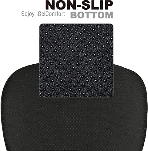 Sojoy Gel Seat Cushion with Lumbar Support,Breathable Firm Back Support Pain Relief Coccyx Seat Cushion for Car,Truck,Office | The Storepaperoomates Retail Market - Fast Affordable Shopping