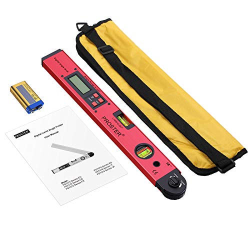 Proster 0~225° LCD Digital Protractor Spirit Level Angle Finder Gauge Meter for Carpenter Woodworking Home Decoration | The Storepaperoomates Retail Market - Fast Affordable Shopping