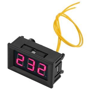 AC Voltmeter Digital LED Display Voltage Meter Panel 2 Wire Mini Voltage Tester 70-380V Volt Gauge