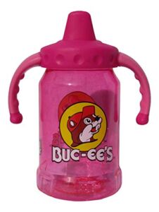 Buc-ee’s Spill Proof Sippy Cup with Handles, BPA-Free, 12 Ounces – Pink