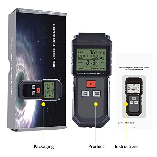 EMF Meter, Electromagnetic Radiation Tester,Hand-held Digital LCD EMF Detector, Great Tester for Home EMF Inspections, Office, Outdoor and Ghost Hunting | The Storepaperoomates Retail Market - Fast Affordable Shopping