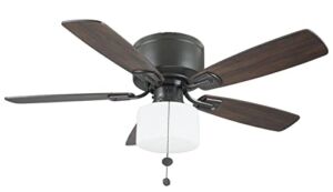 Bellina 42 in. Oil-Rubbed Bronze Ceiling Fan with LED Light Kit