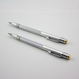 ZUOS Tungsten Carbide Scriber 2 Pack, Etching Engraving Pen with Clip and Magnet for Glass/Ceramics/Metal Sheet (B-13)