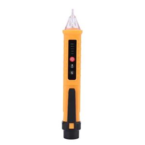 Voltage Test Pen, 802 High Accuracy Test Pencil Electric Voltage Detector Tester Pen 48-1000V/12-1000V electrical test equipment Voltage Test Pen (yellow)