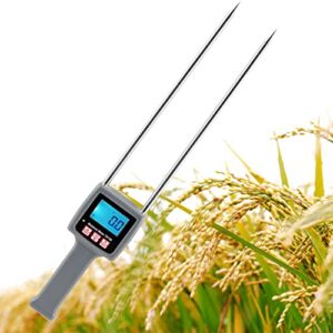 Huanyu Hay Moisture Meter TK100 Multifunctional Fibre Moisture Meter 0-80% Probe Humidity Tester Portable Water Content Analyzer for Tea Corn Straw Bran Soybean Meal Grains Chinese medicine