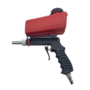 Sandblasting Gun Portable Sand blaster Gun Kit,Gravity Blasting Tool,Used for Most Sandblasting Projects To Remove Paint,Stains,Rust& Clean Surfaces