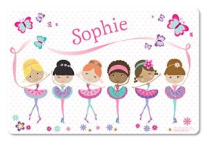 Personalized Placemat for Kids, Ballerinas – I See Me!