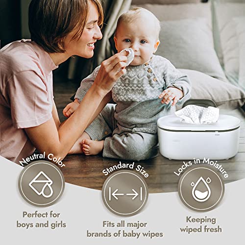Baby Wipe Warmer and Wet Wipes Dispenser, Innovative Surround-Heating, Warms Quickly and Evenly, Large Capacity | The Storepaperoomates Retail Market - Fast Affordable Shopping