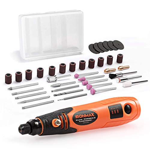 Goplus Cordless Rotary Tool Kit with 40 Accessories, Li-ion 3-Speed and USB Charging Multi-Purpose Rotary Tool Set, Perfect for Nail Polishing, Cutting, Wood Carving, Engraving, Polishing | The Storepaperoomates Retail Market - Fast Affordable Shopping