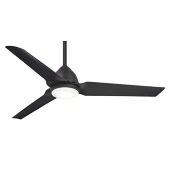 Minka-Aire F753L-CL Java 54 Inch Outdoor Ceiling Fan with Integrated LED Light in Coal Finish | The Storepaperoomates Retail Market - Fast Affordable Shopping