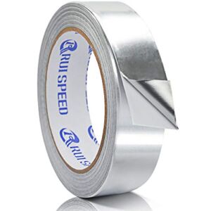 Sliver Aluminum Foil Tape for Duct Work, 1 in x 66 ft (4 mil) Reflectix Tape Perfect for HVAC, Patching Hot, Cold Air Ducts, Metal Repair…