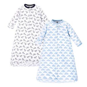 Hudson Baby Unisex Baby Long Sleeve Wearable Sleeping Bag/Blanket, 3-9 Months (9M)