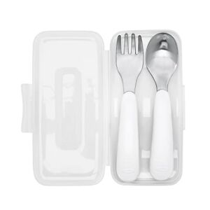OXO Tot On-The-Go Fork And Spoon Set – Navy