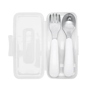 OXO Tot On-The-Go Fork And Spoon Set – Teal