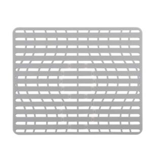 NICE DAY Sink Pad Sink Protector By Better Housewares Wok Stand Strong Adsorption And Skid Resistance PVC Free Silicone Sink Mat, Large