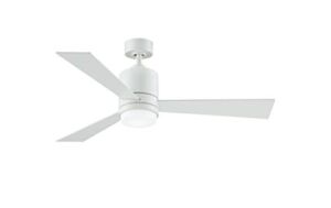 Fanimation Studio Collection LP8577LMW Upright Ceiling Fan with LED Light Kit, 48 Inch, Matte White