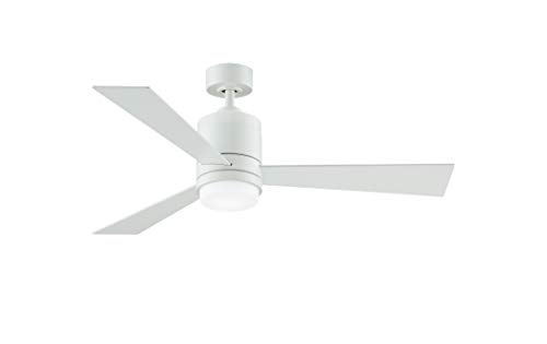 Fanimation Studio Collection LP8577LMW Upright Ceiling Fan with LED Light Kit, 48 Inch, Matte White | The Storepaperoomates Retail Market - Fast Affordable Shopping