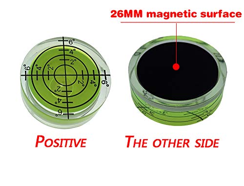 32mm Circular Bubble Spirit Level BY GFNT for Tripod, Phonograph, Turntable Etc (4PCS Green)Magnetic section 32x12mm ( Magnetic section) | The Storepaperoomates Retail Market - Fast Affordable Shopping