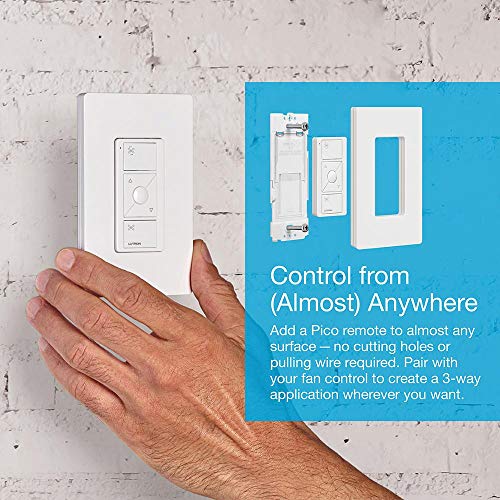 Lutron Caséta Wireless Smart Fan Speed Control Switch, Single-Pole, PD-FSQN-IV, Ivory | The Storepaperoomates Retail Market - Fast Affordable Shopping