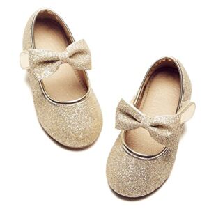 Felix & Flora Bear Mall Girls Mary Jane Ballet Flat Dress Shoe for Toddler/Little Kid Party School Shoe