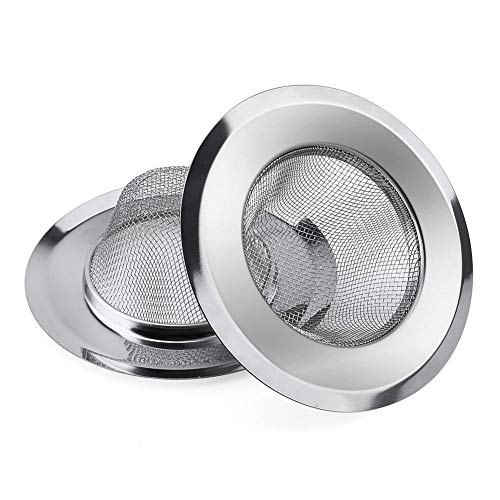 2 Pack – 2.13″ Top / 1″ Basket- Sink Strainer Bathroom Sink, Utility, Slop, Laundry, RV and Lavatory Sink Drain Strainer Hair Catcher. 1/16″ Holes. Stainless Steel | The Storepaperoomates Retail Market - Fast Affordable Shopping