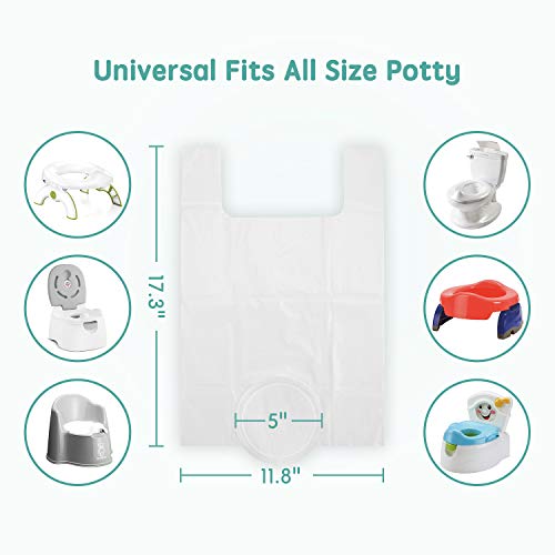 [60 Counts] Disposable Potty Liners compatible with OXO Tot 2-in-1 Go Potty, Potty Refill Bags for Toddler Travel, Universal Potty Bags Fit Most Potty Chairs | The Storepaperoomates Retail Market - Fast Affordable Shopping