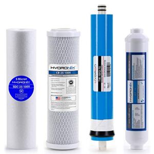 Smart Pack, Categories_Smart Pack Water Filters Reverse Osmosis Replacement Filter Set RO Cartridges 4 Stage w/ 75 GPD Membrane