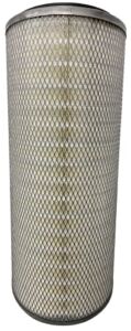 Dust Collector Filter. Height: 26″ OD: 12.75″ ID: 8.375″ / Cellulose Polyester Blend, Open-Closed pans 0.540 BH
