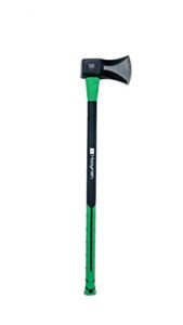 Hooyman Splitting Maul with Heavy Duty Construction, Convex Grind Blade, Ergonomic No-Slip H-Grip Handle, Solid Fiberglass Core, and Epoxy Sealed Head for Chopping Wood, Felling, Hunting, and Outdoors