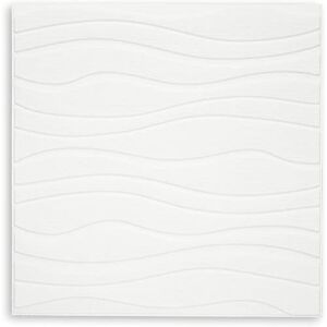Bright Creations 3D Wall Panels (8 Count), Wave Design