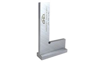 Kinex 4034-12-007 3 Inches Tall x 2 Inches Wide Try Machinist Square with Base DIN 875/1 Square to w/in 0.0005 Inches