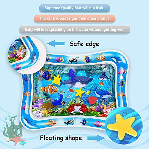CUKU Tummy time Water Play mat Baby & Toddlers is The Perfect Fun time Play Inflatable Water mat,Activity Center Your Baby’s Stimulation Growth | The Storepaperoomates Retail Market - Fast Affordable Shopping