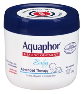 Aquaphor Baby Healing Ointment Advanced Therapy 14 Ounce Jar (414ml) (3 Pack)