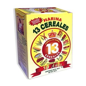 Harina 13 cereales 5 PACK El Atol 100% Natural, Made with the best cereals from Guatemala, Excellent SUPPLEMENT for nursing mothers and a great family food