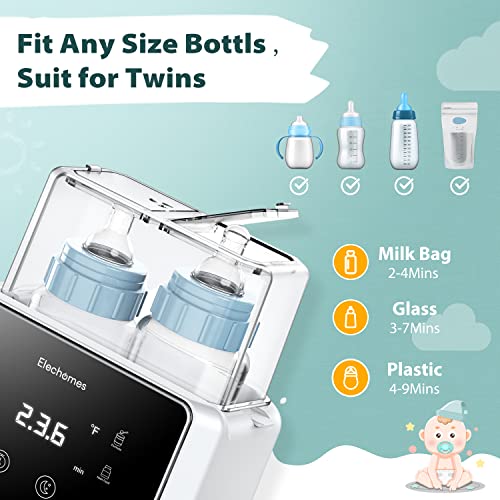 Baby Bottle Warmer for Breastmilk, Elechomes Baby Food Heater with LCD Display Accurate Temperature Control and Timer for All Bottles & Jars, BPA-Free | The Storepaperoomates Retail Market - Fast Affordable Shopping