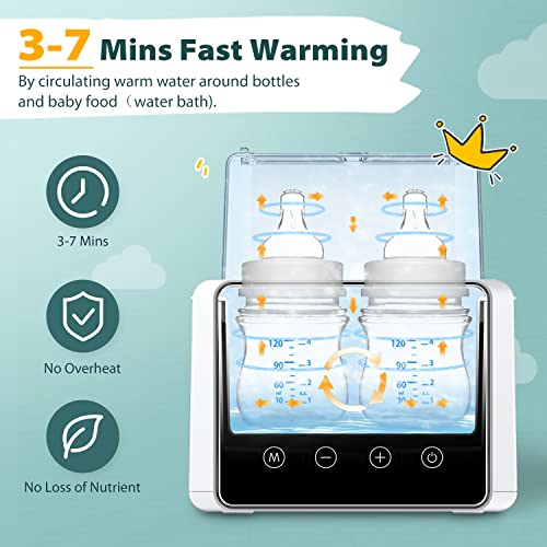 Baby Bottle Warmer for Breastmilk, Elechomes Baby Food Heater with LCD Display Accurate Temperature Control and Timer for All Bottles & Jars, BPA-Free | The Storepaperoomates Retail Market - Fast Affordable Shopping