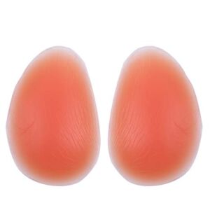 CHICTRY Silicone Butt Pads Adhesive Reusable Buttocks Enhancers Inserts Padding for Padded Women Push Up Panties Flesh Pink L