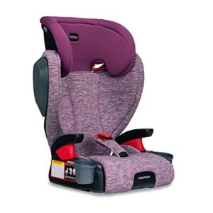 Britax Highpoint 2-Stage Belt-Positioning Booster Car Seat, Mulberry – Highback and Backless Seat