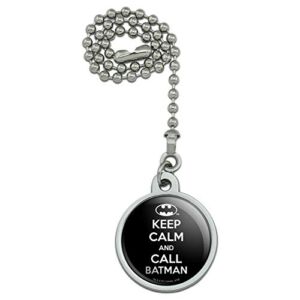 GRAPHICS & MORE Batman Keep Calm and Call Ceiling Fan and Light Pull Chain
