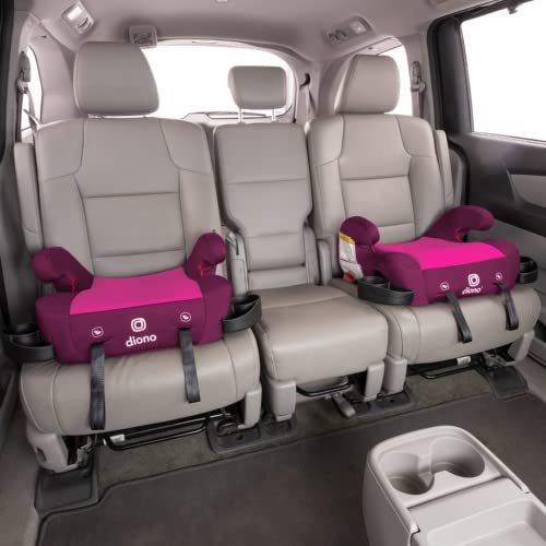 Diono Solana 2 XL, Dual Latch Connectors, Lightweight Backless Belt-Positioning Booster Car Seat, 8 Years 1 Booster Seat, Pink | The Storepaperoomates Retail Market - Fast Affordable Shopping