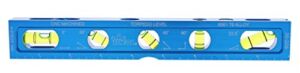 IDEAL Electrical 35-208 Electrician Level – CNC Machined Aluminum Level with 5 Acrylic Vials, Magnetic Jaw, Thumb Winder