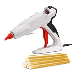 KeLDE Industrial Glue Gun – 300W Full Size Heavy Duty Professional Hot Glue Gun with 10PCS High Adhesion Hot Glue Sticks for Industrial, Carpentry, Home Repair and Carft Projects