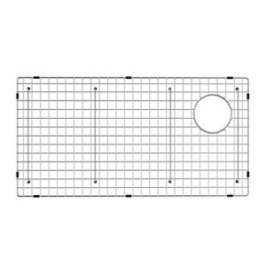 Kraus KBG-GR2514 Bellucci Stainless Steel Bottom Grid with Soft Rubber Bumpers for 30-inch Kitchen Sink