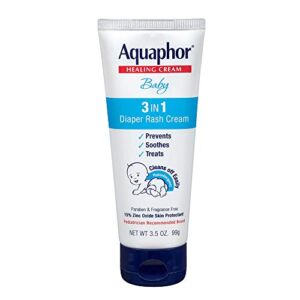 Aquaphor Baby Healing Cream 3 In 1 Diaper Rash 3.5 Ounce (100ml) (6 Pack)