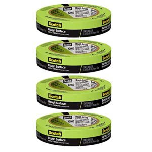 Scotch Painter’s Tape 2060-1A 2060 Masking Tape, 1-Inch by 60-Yard, Green, 4 Pack