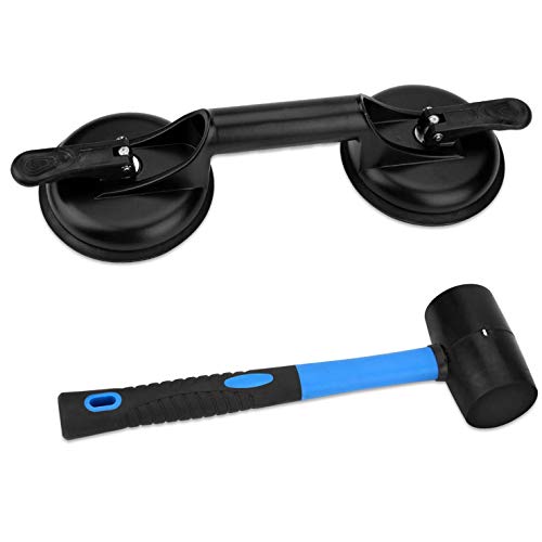 FCHO Floor Gap Fixer Tool for Laminate Floor Gap Repair Include Suction Cup and Mallet (Can’t use on scraped surface floor) | The Storepaperoomates Retail Market - Fast Affordable Shopping