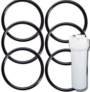 6-Pack of O-Rings for GE (TM) 2.5 Inch Water Filters – Compatible with GXWH20F, GXWH04F, GXRM10, GXWH20S and GX1S01R – Gaskets / O-Rings / Seals by Impresa Products