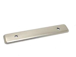 Sonoma Cabinet Hardware Pull Backplate Back Plate in 3 inch Hole Spread Brushed Satin Nickel